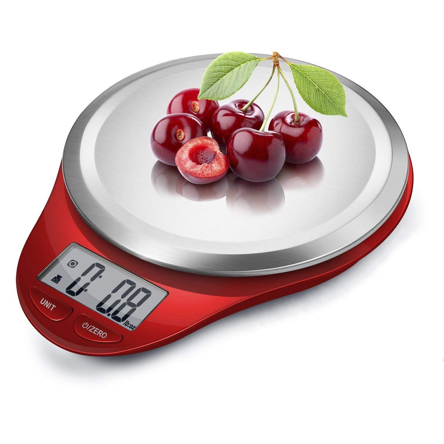 Food Scale, Kitchen ScalesDigital Weight Food Grams andOunces for Weight Loss BakingCooking of NUTRI FIT, Max 11lb1g Increment, Backlight LCDSmart Tare Stainless Steel, Easyto Use, AAA Battery