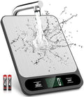 Mik-Nana Food Scale,10kg/22lb Digital Kitchen ScaleWeight Grams and Ounces forBaking Cooking Coffee PackagePostage, 6 Units with TareFunction, LCD Display, EasyClean Stainless Steel